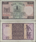 Deutschland - Nebengebiete Deutsches Reich: Bank von Danzig, 20 Gulden vom 2. Januar 1932, Serie C/A, Ro.842b, saubere Gebrauchserhaltung mit kleinere...