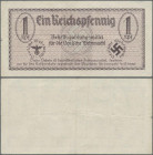 Deutschland - Konzentrations- und Kriegsgefangenenlager: Behelfszahlungsmittel der Wehrmacht 1 Reichspfennig o.D.(1940-41), Ro.500, sehr schöne farbfr...