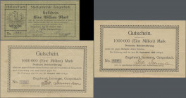 Deutschland - Notgeld - Baden: Gengenbach, Ziegelwerk Isenmann, 1 Mio. Mark, o. D. - 15.9.1923, nicht bei Keller, Erh. III, dito, 1 Mio. Mark, o. D. -...