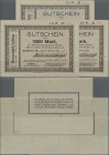 Deutschland - Notgeld - Baden: Schönau i. W., Bürstenfabrik Schönau Karl Neidhold, 500, 2 x 1000 Mark, 16.10.1922, mit KN und jeweils zwei Handuntersc...