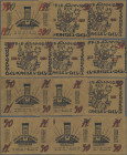 Deutschland - Notgeld - Hessen: Eisenberg, Kreis in Corbach, 6 x 50 Pf., 15.5.1921, jeweils mit auffällig verschobenem Rotdruck auf der Vorder- (1) bz...