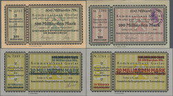Deutschland - Notgeld - Niedersachsen: Goslar, Staatl. Gemeinschafts-Berginspektion am Rammelsberge, 100 Mark, 25.9.1922, 5 Mio. Mark, o. D:, 50 Mio. ...