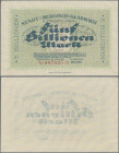 Deutschland - Notgeld - Rheinland: Bergisch Gladbach, Stadt, 5 Billionen Mark, 5.9.1923, No. KN *, Erh. I-II
 [differenzbesteuert]