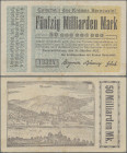 Deutschland - Notgeld - Rheinland: Berncastel-Cues, Kreis, 50 Mrd. Mark, 31.10.1923, KN über 10000, daher Separatistenausgabe, Erh. III-IV
 [differen...