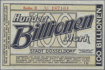 Deutschland - Notgeld - Rheinland: Düsseldorf, Stadt, 100 Billionen Mark, 10.11.1923, Erh. I
 [differenzbesteuert]