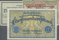Deutschland - Länderscheine: Hamburg, Finanzdeputation und Staatshauptkasse, Lot mit 26 Notgeldscheinen, dabei u.a. 500 Mark 1922 (Gra. HAM 14a, II), ...