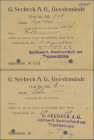 Deutschland - Notgeld - Bremen: Lot von 64 Scheinen ohne Kleingeld und Serien aus Bremen, Bremerhaven, Geestemünde (5 versch. Scheine G. Seebeck 1914)...