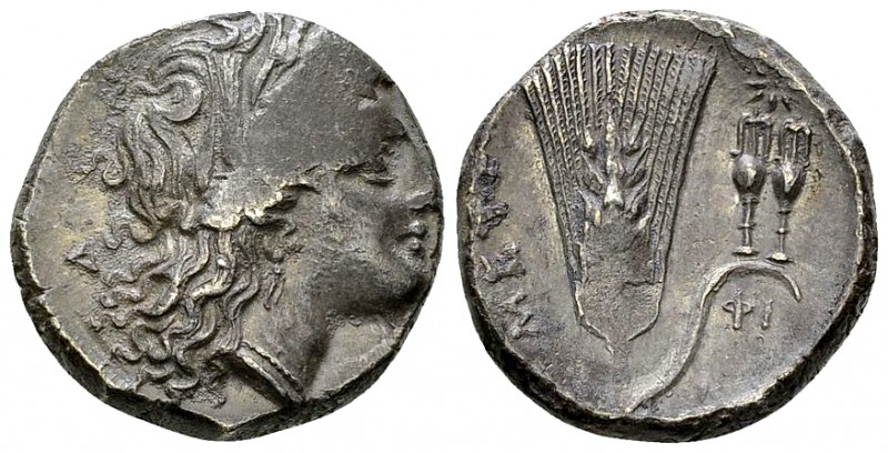 Metapontum AR Nomos, c. 290-280 BC 

Lucania, Metapontion . AR Nomos (20 mm, 7...