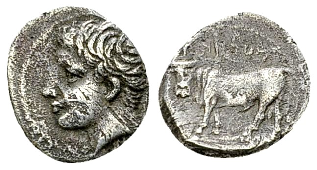 Panormos AR Litra, c. 405-380 BC 

Sicily, Panormos . AR Litra (9-10 mm, 0.73 ...