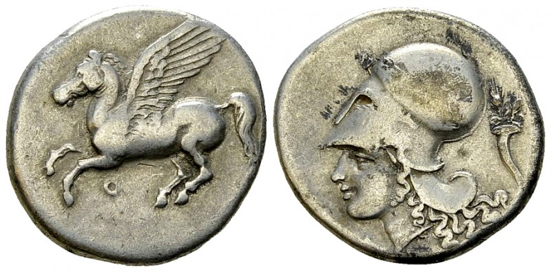 Corinth AR Stater, c. 375-300 BC 

 Corinthia, Corinth. AR Stater (21-22 mm, 8...