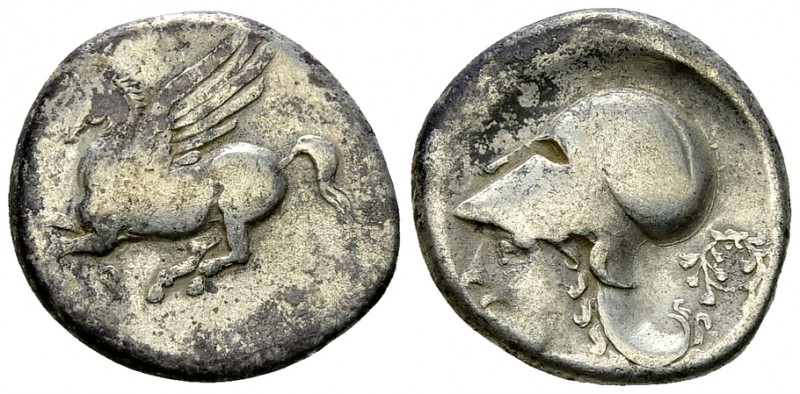 Corinth AR Stater, c. 375-300 BC 

 Corinthia, Corinth. AR Stater (20-21 mm, 8...