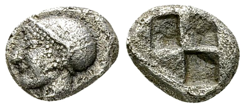 Phokaia AR Diobol, c. 510-494 BC 

Ionia, Phokaia . AR Diobol (8-10 mm, 1.25 g...