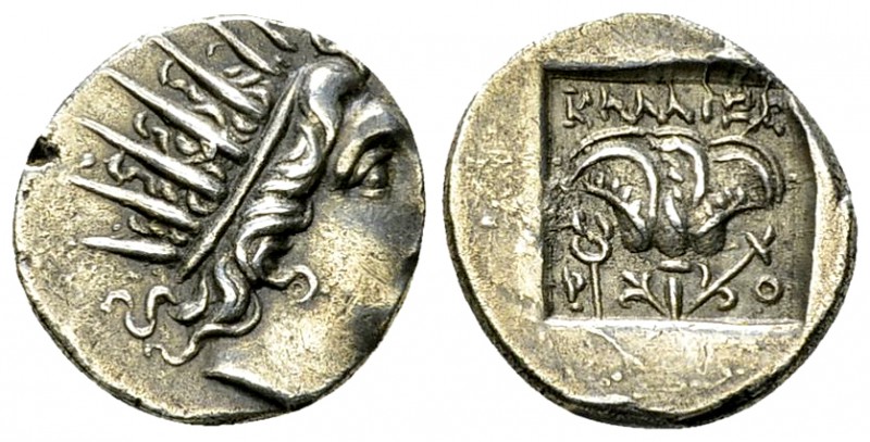 Rhodos AR Drachm, c. 88-84 BC 

 Rhodos , Caria. AR Drachm (15 mm, 2.30 g), c....