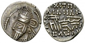 Artabanos V AR Drachm 

Parthian Kings. Artabanos V. (216-224 AD). AR Drachm (18 mm, 3.64 g), Ekbatana mint.
Obv. Diademed bust left.
Rev. Arsakes...