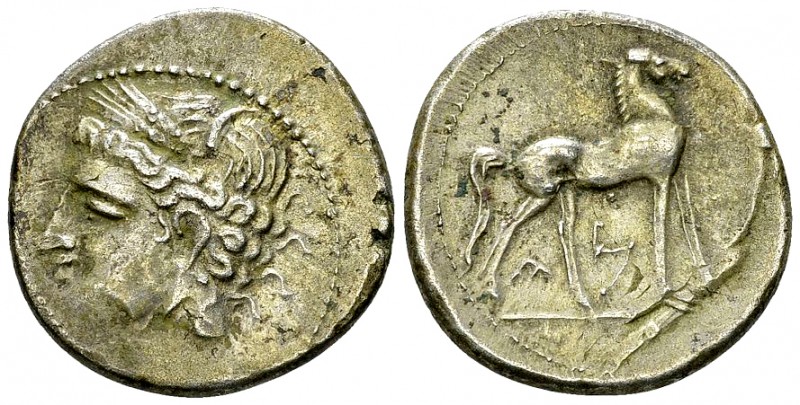 Carthage AR Shekel, Libyan Revolt, c. 241-238 BC 

Zeugitania, Carthage . Liby...