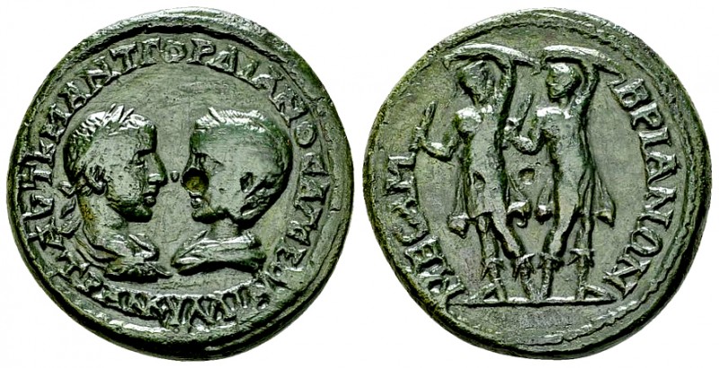 Gordian III/Tranquillina, Mesembria 

 Gordian III Pius (238-244 AD), with Tra...