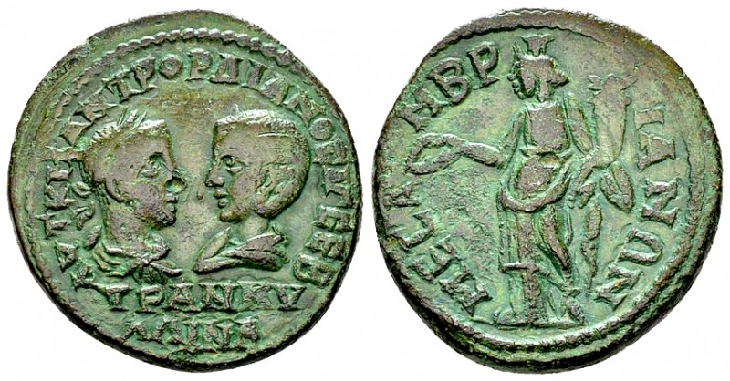 Gordianus III AE26, Mesembria 

 Gordian III Pius (238-244 AD), with Tranquill...
