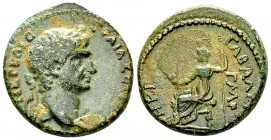 Traianus AE21, Gabala 

 Traianus (98-117 AD). AE21 (8.53 g), Seleucis and Pieria, Gabala, dated 143/128 = 98 AD.
Obv. NEΡ KAIC TΡAIA CEB ΓEΡ, Laur...
