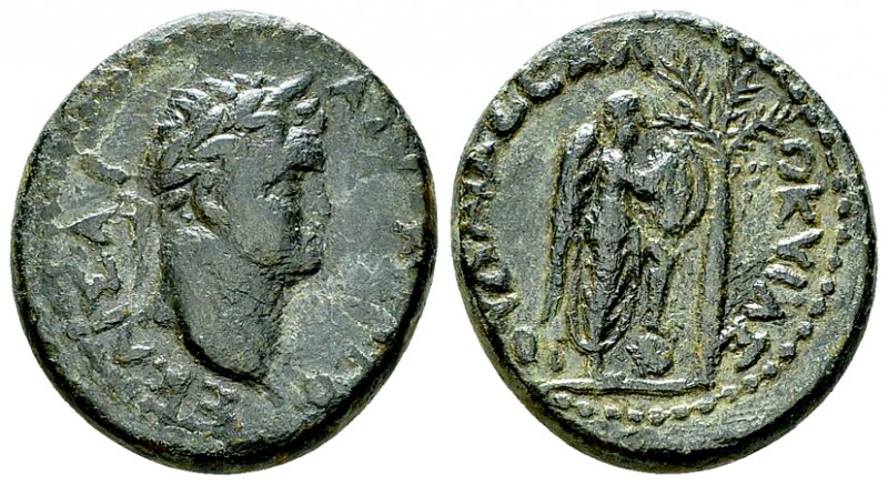 Titus AE22, Caesarea Maritima 

 Titus as Caesar (69-79 AD). AE22 (7.95 g), Ju...