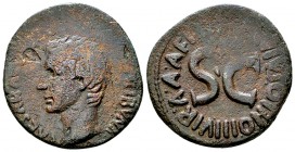 Augustus AE As, Salvius Otho IIIVir 

 Augustus (27 BC-14 AD). AE As (26-27 mm, 8.60 g), Rome, 7 BC.
Obv. CAESAR AVGVST PONT MAX TRIBVNIC POT, bare...