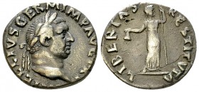 Vitellius AR Denarius, Libertas reverse 

 Vitellius (69 AD). AR Denarius (17-18 mm, 3.31 g), Rome.
Obv. A VITELLIVS GERM IMP AVG TR P, Laureate he...