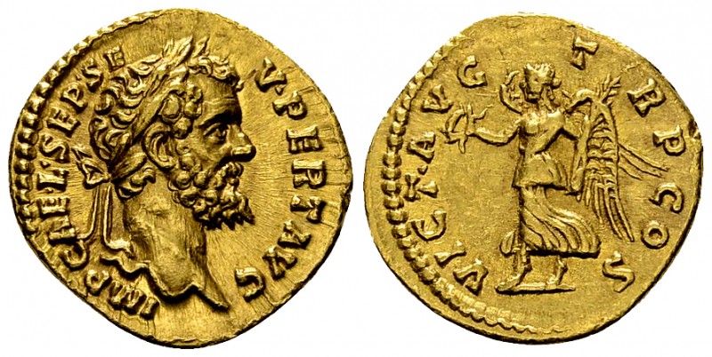 Septimius Severus Aureus, Victory reverse

Septimius Severus (193-211 AD). Aur...