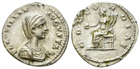 Plautilla AR Denarius, Laodicea ad Mare 

 Plautilla (202-205 AD). AR Denarius (20 mm, 3.02 g), Laodicea ad Mare (?).
Obv. PLAVTILLAE AVGVSTAE, dra...
