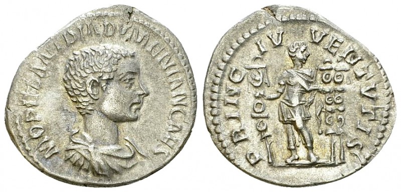 Diadumenianus AR Denarius 

 Diadumenianus (217-218 AD). AR Denarius (18-20 mm...