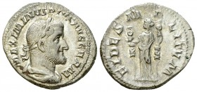 Maximinus I Thrax AR Denarius, Fides reverse 

 Maximinus I. Thrax (235-238 AD). AR Denarius (18-20 mm, 3.06 g), Rome.
Obv. MAXIMINVS PIVS AVG GERM...