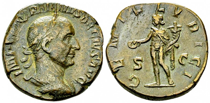 Traianus Decius AE Sestertius, Genius Illyriciani reverse 

 Trajan Decius (24...