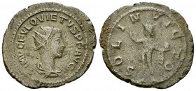 Quietus BI Antoninianus, Samosata 

 Quietus (260-261 AD). Billon Antoninianus (22-24 mm, 3.61 g), Samosata.
 Obv. IMP C FVL QVIETVS P F AVG, Radia...