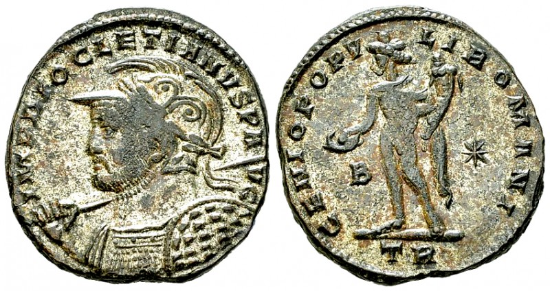 Diocletianus Follis, very rare bust type 

 Diocletianus (284-305 AD). AE Foll...