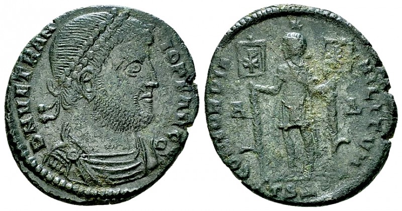 Vetranio AE Centenionalis, Thessalonica mint 

 Vetranio (350 AD). AE Centenio...