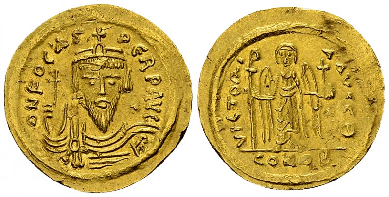 Phocas AV light weight Solidus, very rare 

 Phocas (602-610 AD). AV light wei...