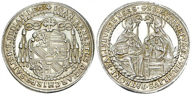 Salzburg, AR 1/2 Taler 1694 

 Salzburg . Johann Ernst von Thun und Hohenstein...