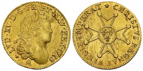 Louis XV, Louis d'or à la croix de Malte 1718 A, Paris 

France, Royaume. Louis XV (1715-1774). AV Louis d'or à la croix de Malte 1718 A (26 mm, 9.8...