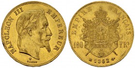 Napoléon III, AV 100 Francs 1862 BB, Strasbourg 

France, 2nd Empire. Napoléon III (1852-1870). AV 100 Francs 1862 BB (35 mm, 32.21 g), Strasbourg....