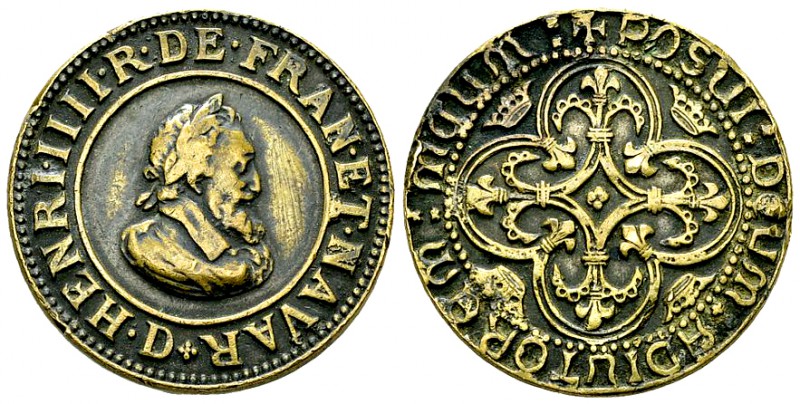 France, AE Jeton s.d., Henri IV 

France. AE Jeton s.d. (26 mm, 6.83 g). Henri...