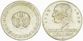 Weimarer Republik, AR 3 Reichsmark 1929 A 

Deutschland, Weimarer Republik . AR 3 Reichsmark 1929 A (30 mm, 14.96 g), auf das 200-jährige Geburtsjub...