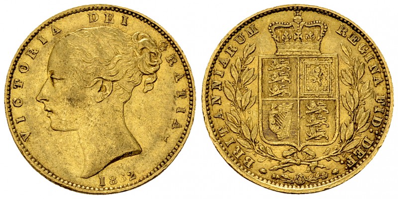 Victoria AV Sovereign 1862, 6 very weakly struck 

Great Britain. Victoria (18...