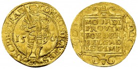 Utrecht AV Dukat 1596 

Netherlands. Utrecht . AV Ducat 1596 (23 mm, 3.50 g).
Delm. 963.

Good very fine.