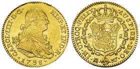 Carlos IV AV 2 Escudos 1798, Madrid 

Spain. Carlos IV (1788-1808). AV 2 Escudos 1798 (22 mm, 6.63 g), Madrid.
KM 435.1.

Extremely fine.
