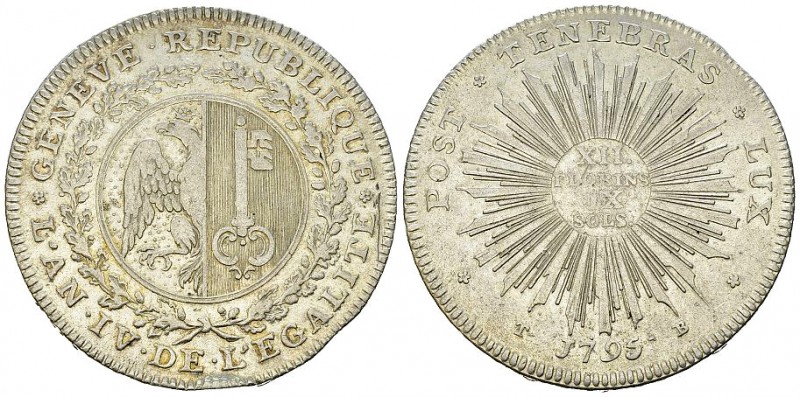 Genf, AR Taler 1795 

Schweiz. Genf, Stadt. AR Taler 1795 (40 mm, 30.09 g).
H...