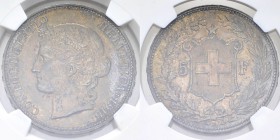 Schweiz, AR 5 Franken 1916 B, MS61, sehr selten 

 Schweiz, Eidgenossenschaft. AR 5 Franken 1916 B, Mzst. Bern.
HMZ 2-1198o; KM 34.

Sehr seltene...