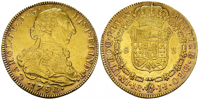 Colombia, Carlos IV AV 8 Escudos 1790 

Colombia. Carlos IV (1788-1808). AV 8 ...