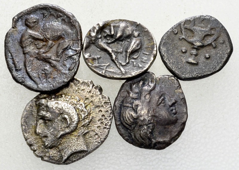 Lot of 5 Southern Italian AR fractions 

Lot of 5 (five) Southern Italian AR f...