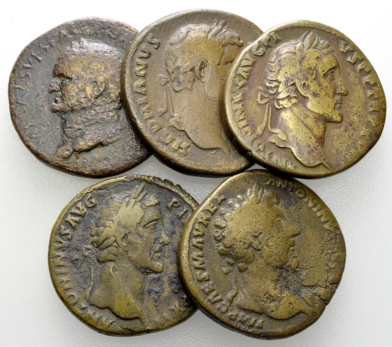 Lot of 5 Roman Imperial AE Sestertii 

Lot of 5 (five) Roman Imperial AE Seste...