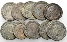 Lot of 10 Roman Imperial AE Nummi 

Lot of 10 (ten) Roman Imperial AE Nummi.

Fine/very fine.

Lot sold as is, no returns.