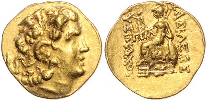 Griechen - Königreich Pontos Mithridates VI. Eupator 120-63 Gold-Stater Kallatis...