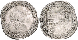 Anhalt - Zerbst Johann 1621-1667 Groschen 1667 auf seinen Tod Mann 240. 
 f.ss